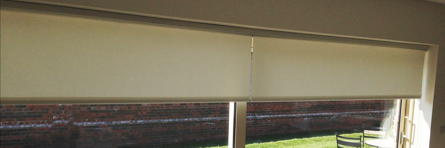 5 Metre double roller blind on single cassette system 3 Murphys Blinds